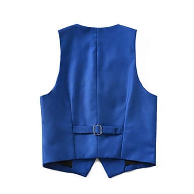 Boys Suit,Kids Slim Fit Dress Clothes Ring Bearer Outfit for Wedding Royal Blue Size 5 - Image 6