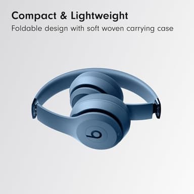 Beats Solo 4 - Wireless Bluetooth On-Ear Headphones, Slate Blue (Renewed Premium) - Image 4