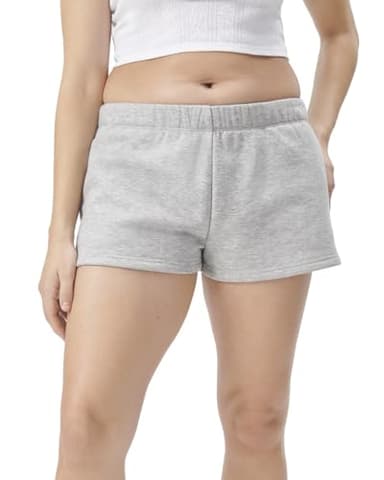 Florence by millsWomensCozy Crush Sweat ShortHeather GreyXX-Small - Image 1