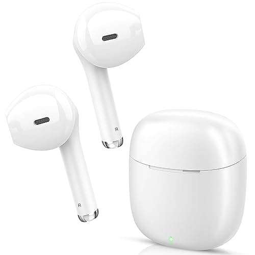 yobola Wireless Earbuds, Bluetooh Earbuds, Deep Bass Light Weight Mini Wireless Headphones for Running/Fitness, 25Hrs Playtime, Built-in Microphone, Touch Control, IPX5 Waterproof - Image 1