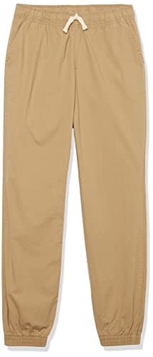 The Children's Place,Boys,Stretch Chino Pull On Jogger Pant,Flax Single,4 - Image 1