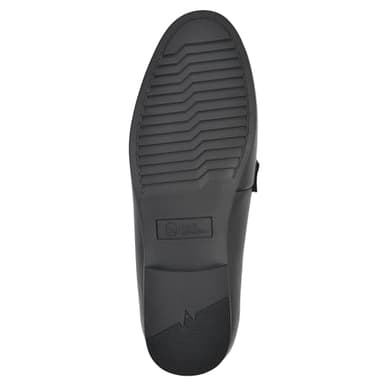 WHITE MOUNTAIN Women's Cassino Moc Toe Loafer, Black/Leather, 6 M - Image 7