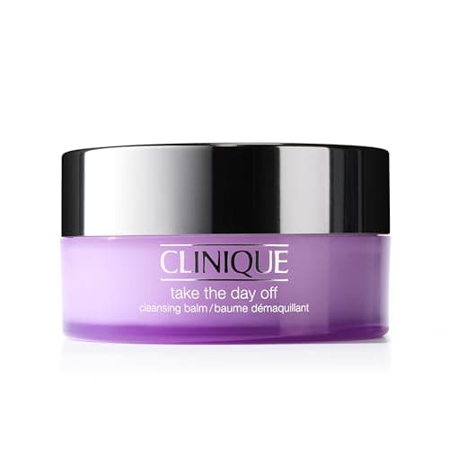 Clinique Take The Day Off Cleansing Balm Makeup Remover | Dissolves Face + Eye Makeup and Sunscreen | For All Skin Types, 3.8 Ounce - Image 1