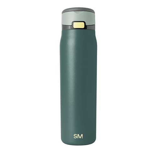 Simple Modern Mesa Loop Water Bottle with Straw | 30oz Cup Holder Friendly Insulated Stainless Steel Bottles for Travel, Sports and School | Steel Harbor - Image 1