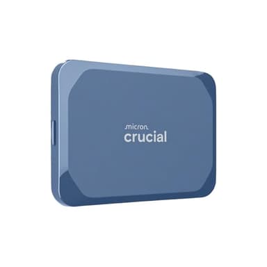 Crucial X10 2TB Portable SSD, Up to 2,100MB/s, USB 3.2 USB-C, External Solid State Drive, Compatible with Windows, Mac & Android, Durable Storage for Games, Photos & Files, Blue - CT2000X10SSD9-02 - Image 1