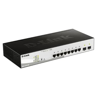 D-Link 10-Port Gigabit Smart Managed PoE+ Switch | 8 PoE+ Ports (65W) + 2 SFP Ports | L2+ | VLANs | Web Managed | Surveillance Mode | Desktop or Rackmount | Fanless | NDAA Compliant DGS-1210-10P - Image 16