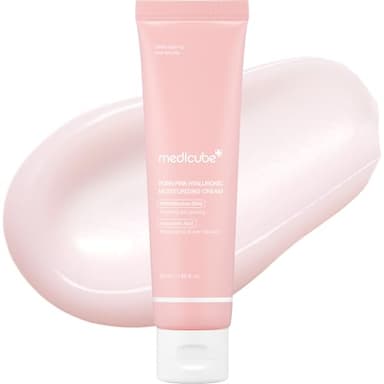medicube Salmon DNA PDRN Pink Hyaluronic Moisturizing Cream | Blemish Relief & Hydrating Care | Restores Skin Elasticity & Glow | Korean Skincare, Even Skin Tone & Pore Care | 50ml / 1.69 fl.oz. - Image 1