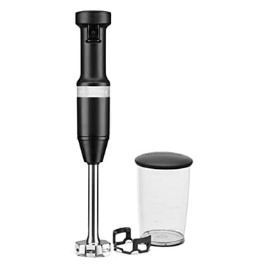 KitchenAid Variable Speed Corded Hand Blender KHBV53, Matte Black - Image 2