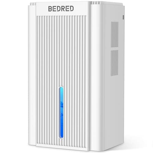 Dehumidifier,95OZ Dehumidifier for Home 1000 Sq.Ft - Quiet with Auto Shut Off & Relaxing 7 Color Ambient Light,Ideal for Livingroom, Bedroom, Basement(White) - Image 1