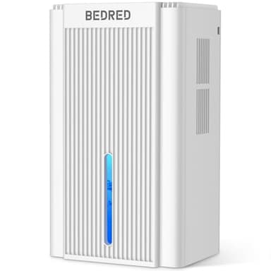 Dehumidifier,95OZ Dehumidifier for Home 1000 Sq.Ft - Quiet with Auto Shut Off & Relaxing 7 Color Ambient Light,Ideal for Livingroom, Bedroom, Basement(White) - Image 1