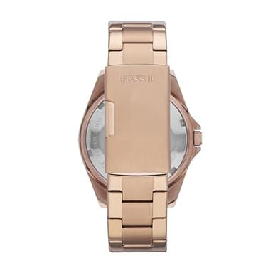 Fossil Women's Riley Quartz Stainless Steel Multifunction Watch, Color: Rose Gold Glitz (Model: ES2811) - Image 3