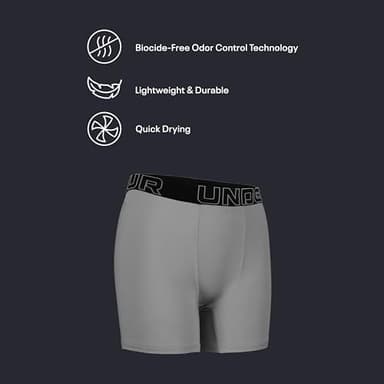 Under Armour Performance Tech - Printed 3Pk Boxer Brief, 3-Pack Windstream Print, YLG - Image 3