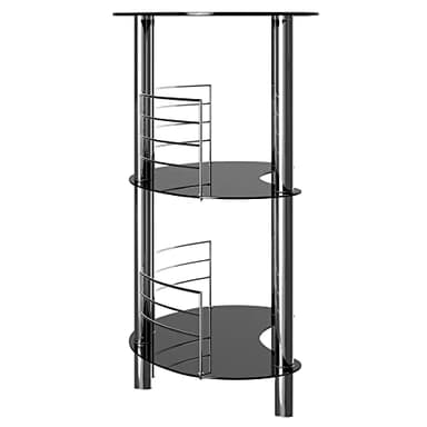 Winsome Martini Wine Storage, Black/Metal - Image 6