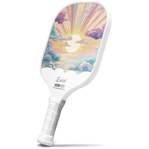 Luzz Carbon Fiber Pickleball Paddles, Sandblasted Surface USAPA Approved Pickleball Rackets for Beginners Increased Spin Control Pickle Ball Paddle Set for Men,Women,Pros,Adults - Image 1