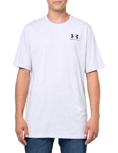 Under Armour Men's Sportstyle Left Chest Short-Sleeve T-Shirt , (535) Salt Purple / / Black , 4X-Large Tall - Image 1