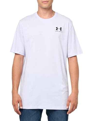 Under Armour Men's Sportstyle Left Chest Short-Sleeve T-Shirt , (535) Salt Purple / / Black , 4X-Large Tall - Image 1