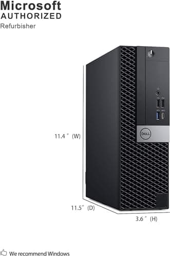 Dell Optiplex 7050 SFF Small Form Factor Desktop PC Win11 Pro, Quad Core i7-6th 3.4GHz to 4.0GHz, 16GB RAM, 512GB SSD, Keyboard, 4K Support (Renewed) - Image 5