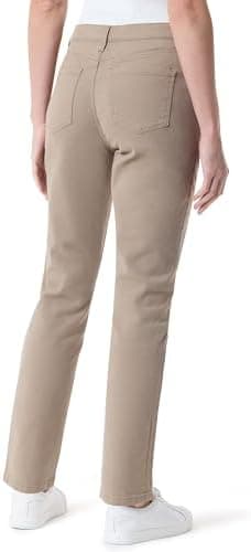Gloria Vanderbilt Women's Amanda Classic High Rise Tapered Jean Standard, Hazelnut, 16 - Image 4