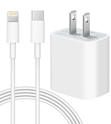 iPhone 14 13 12 Charger Fast Charging 20W PD USB C Wall Charger with 6FT Fast Charging Cable Compatible iPhone 14/13/12/11/Pro/Pro Max/Mini/Xs Max/XR/X, iPad - Image 4