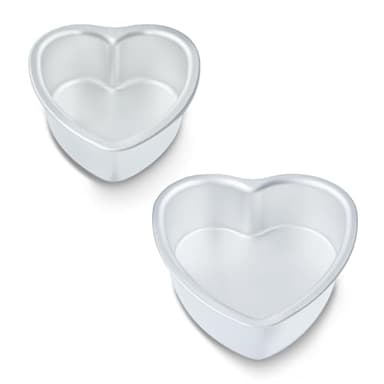 kefyixc Heart Shaped Cake Pans 6&8 Inch 3 Inch Deep Other Occasion Cakes - Image 1