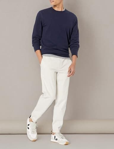 Amazon Essentials Men's Straight-Fit Chino Jogger Pant, Stone, Large - Image 8
