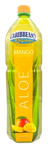 Caribbean Rhythms Aloe Vera Drink with Aloe Pulp, Mango, 1.5L - Image 1