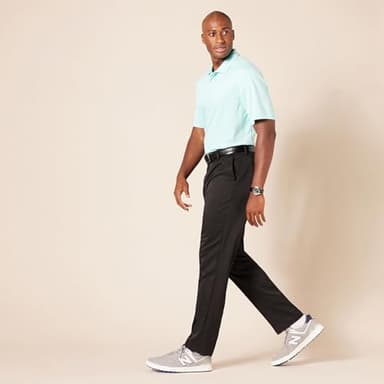 Amazon Essentials Men's Slim-Fit Stretch Golf Pant, Black, 33W x 34L - Image 8