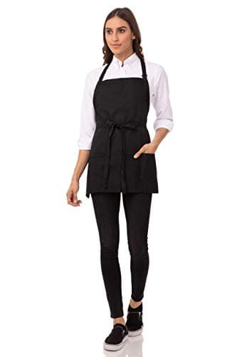 Chef Works Unisex Three Pocket Apron, Black, One Size - Image 5