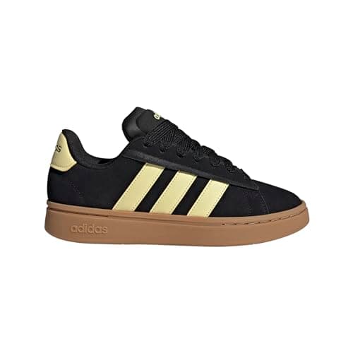 adidas Women's Grand Court Alpha 00s, Black/Almost Yellow/Gum, 6.5 - Image 1