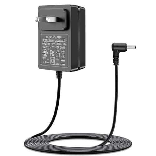 12V 2A Charger for Gateway Laptop, 12V 2A DC Power Supply for 12Volt Gateway GWTC116-2BL GWTN156-11BK GWTC116 GWTN116 GWTN156 GWTN141 GWNC21524 GWTN133 N11SP3; EVOO EV-C-116-5 Power Cord. - Image 1