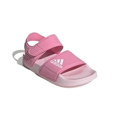 adidas Adilette Slide Sandal, Bliss Pink/White/Clear Pink, 1 US Unisex Little Kid - Image 2