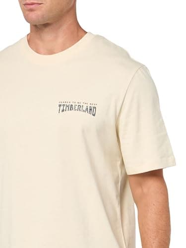 Timberland Men's Work Inspired Back Graphic Short Sleeve Tee, Angora, Medium - Image 3