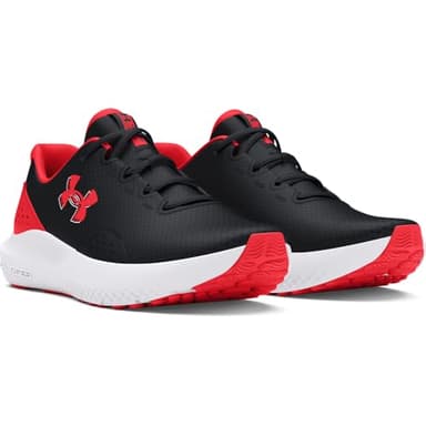 Under Armour Women's Charged Surge 4, (004) Black/Racer Red/Racer Red, 7.5, US - Image 2