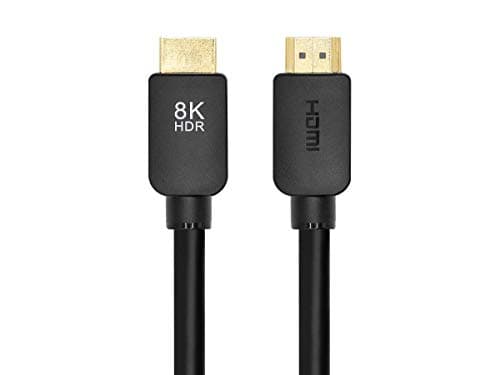 Monoprice Ultra 8K HDMI Cable - 8 Feet - Black | No Logo, High Speed, 8K@60Hz, 48Gbps, Dynamic HDR, eARC, Compatible with PS5 / Xbox Series X & Series S and More - Image 1