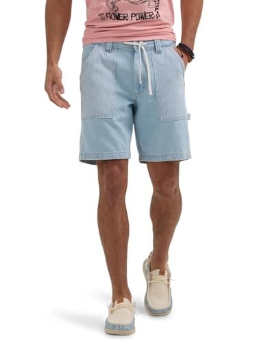 Lee Men's x HEYDUDE 9" Carpenter Short, Light Railroad Wash - Image 1