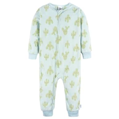 Gerber Baby Boy's Flame Resistant Fleece Footless Pajamas 3-Pack, Fox - Image 2