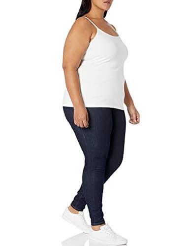 Amazon Essentials Women's Tank Top Camisole Pack, Plus Size, Pack of 2, White, 2X - Image 3