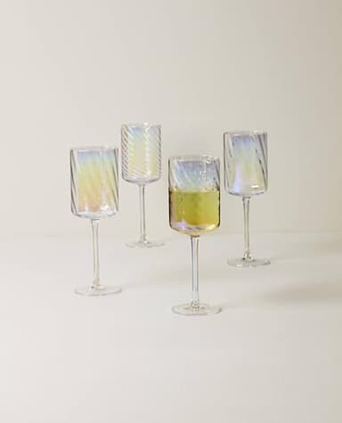 Lenox 897500 Tuscany Classics Iridescent Set of 4 Glasses - White Wine - Image 3