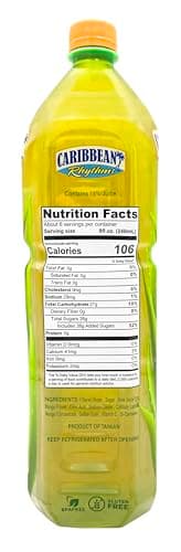 Caribbean Rhythms Aloe Vera Drink with Aloe Pulp, Mango, 1.5L - Image 2