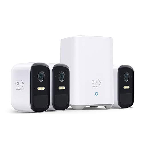 eufy security, eufyCam 2C Pro 3-Cam Kit, Wireless Home Security System with 2K Resolution, 180-Day Battery Life, HomeKit Compatibility, IP67, Night Vision, and No Monthly Fee. - Image 1
