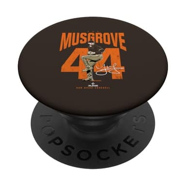 Joe Musgrove | San Diego Baseball Players | MLBJMU3921 PopSockets Adhesive PopGrip - Image 1