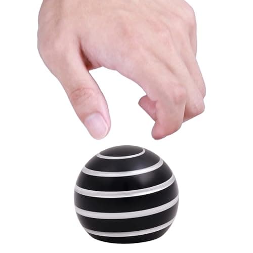 Desk Toys for Fidget Kinetic Cool-Gadgets: 180 Seconds Spinning Toy, Cool-Stuff Thing for Adult Teen Children Kid, Optical-Illusion Stress-Relief Gifts Ball for Man Women Home Office School Christmas - Image 1