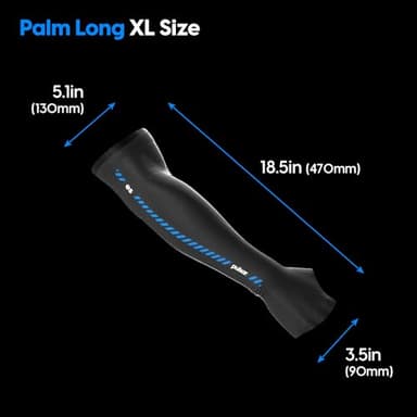 PULSAR eS Gaming Arm Sleeve for Esports Gaming Compression Sleeve, Palm Long XL Black - Image 6