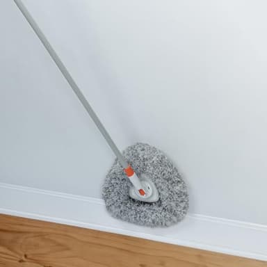 Wall Cleaner Mop with 83.5” Long Handle,Baseboard Cleaner Mop 360°Rotatable Adjustable,Ceiling Duster Tool with 3 Replacement Pads for Walls, Window, Floor - Image 4