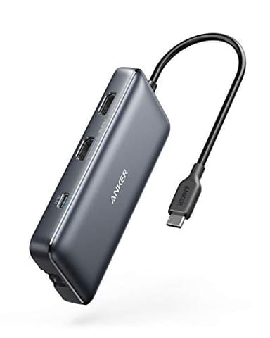 Anker Laptop Docking Station Dual Monitor, 8-in-1 USB C Hub, 4K Dual Monitor with 2 HDMI, 1 Gbps Ethernet Hub, 85W Power Delivery, SD Card Reader for MacBook Pro, XPS and More (Charger not Included) - Image 1