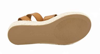 The Drop Women's Listilla Espadrille Flatform Ankle Strap Sandal Wedge, Cognac, 8 - Image 6