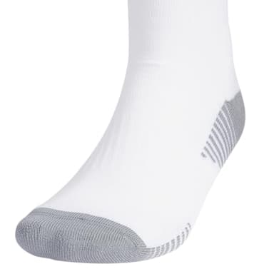 adidas Copa Zone Cushion 5 OTC, Soccer, Mens Compression Workout Socks, Over The Calf, White/White, Large (1 Pair) - Image 4
