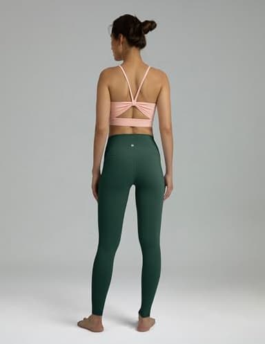 Colorfulkoala Women's Dreamlux High Waisted Workout Leggings 28" Inseam Full Length Yoga Pants (S, Pine Grove) - Image 4