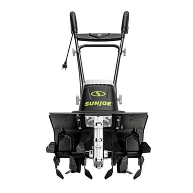 Sun Joe Electric Garden Tiller Cultivator, Steel Tines, 12 Amp, 16 Inch, Black - Heavy-Duty Gardening Machine & Equipment for Gardens, Lawns & Yards, TJ603E - Image 9