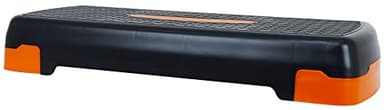 Fitvids Adjustable Workout Aerobic Stepper Step Platform Trainer, 27-Inch, Black/Orange - Image 3